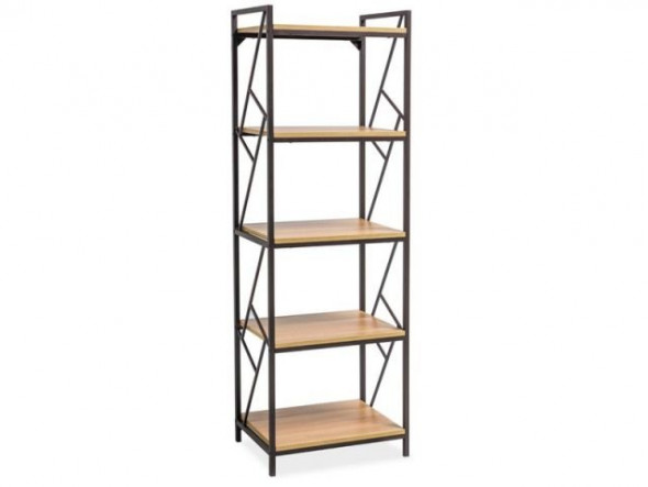 Regał TABLO R5 dąb/ciemny brąz