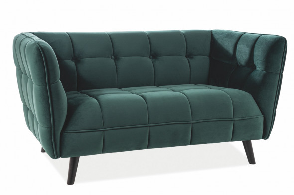 Sofa CASTELLO VELVET 2 zielona