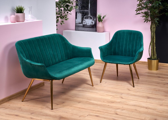 Sofa ELEGANCE 2 XL zielona