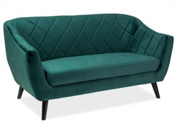 Sofa MOLLY 2 VELVET zielona