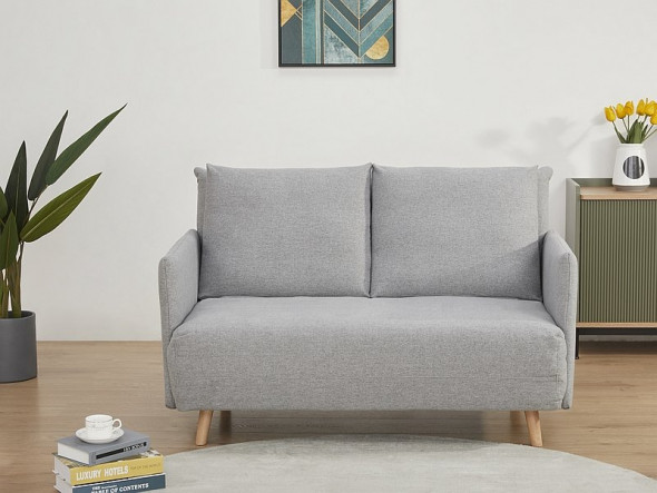 Sofa rozkładana z funkcją spania WILLY szara
