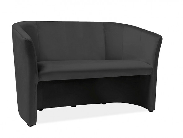 Sofa TM-2 VELVET czarna