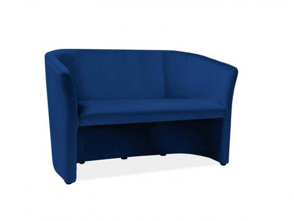 Sofa TM-2 VELVET granatowa