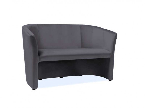 Sofa TM-2 VELVET szara
