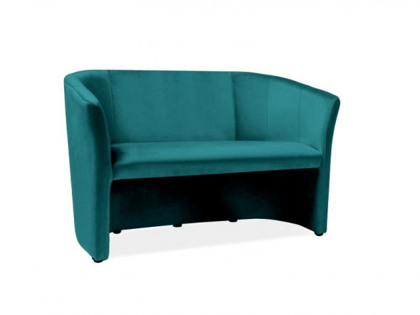 Sofa TM-2 VELVET turkusowa