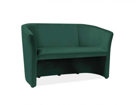 Sofa TM-2 VELVET zielona