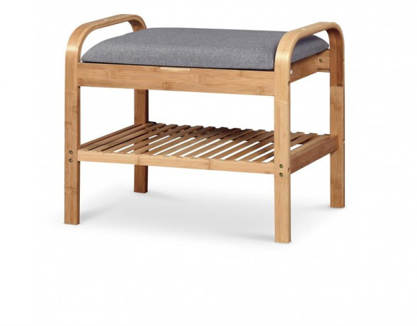 Stojak na buty ST-12 szary/naturalny