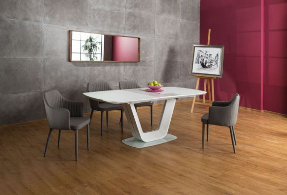 Stół ARMANI 160(220)x90 biały rozkładany