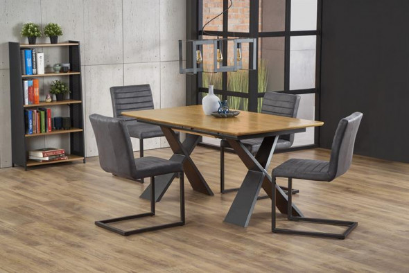 Stół CHANDLER 160(220)x90 dąb rozkładany