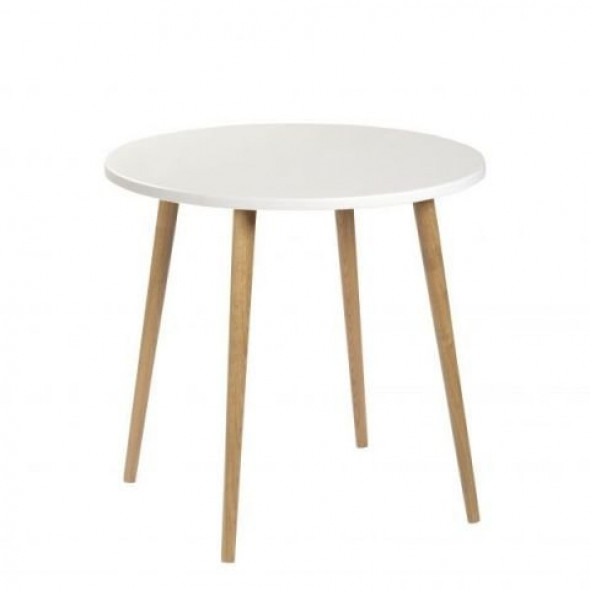 Stół CRYSTAL WHITE 70xh75