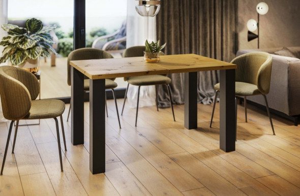 Stół JUKA 80(125)x80 rozkładany