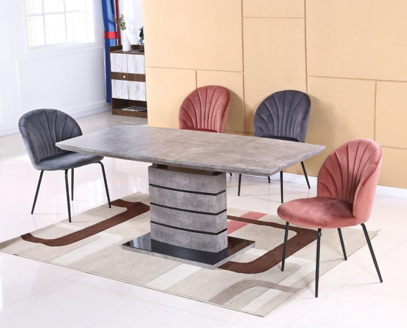 Stół LEONARDO 140(180)x80 beton rozkładany