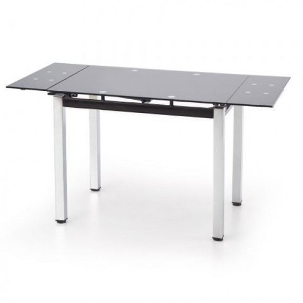 Stół LOGAN 96(142)x70 czarny rozkładany