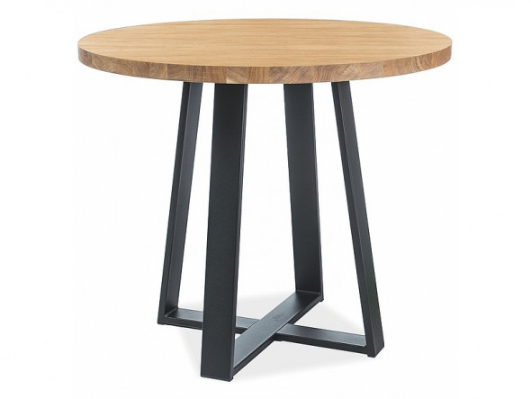 Stół okrągły VASCO 80x80 dąb laminat