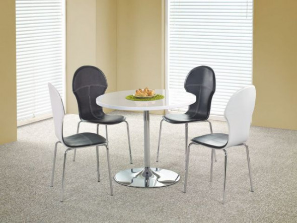 Stół OMAR 90x90 biały/chrom