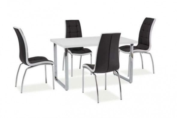 Stół RING 130x80 biały połysk