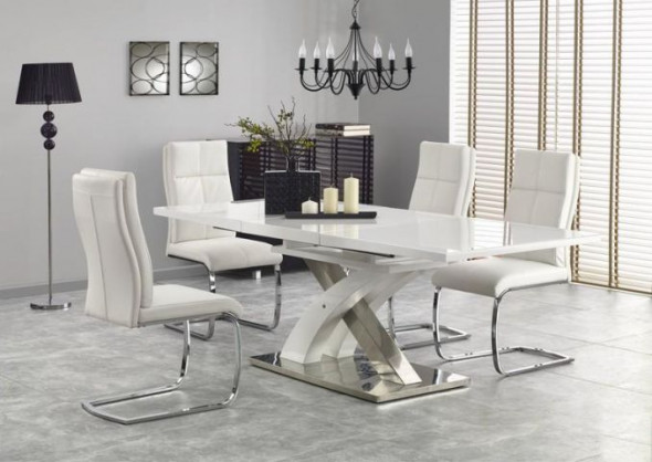 Stół SANDOR 2 160(220)x90 biały rozkładany