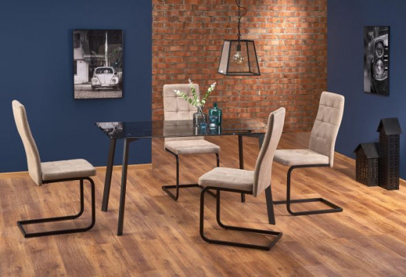 Stół TRAX 140x80 czarny