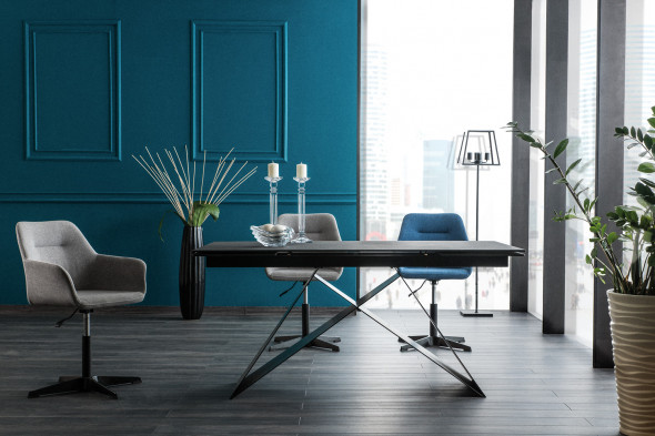 Stół WESTIN II 160(240)x90 czarny rozkładany