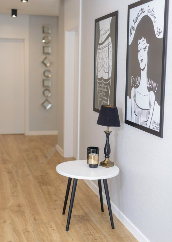 Stolik kawowy CRYSTAL WHITE 60