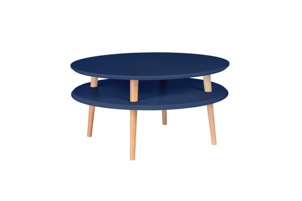 Stolik kawowy UFO Low 70x70 granatowy