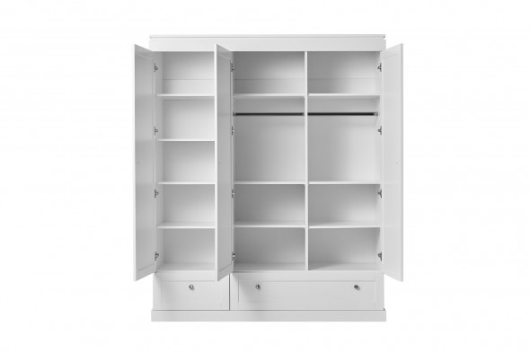 Szafa MARIE biała trzydrzwiowa