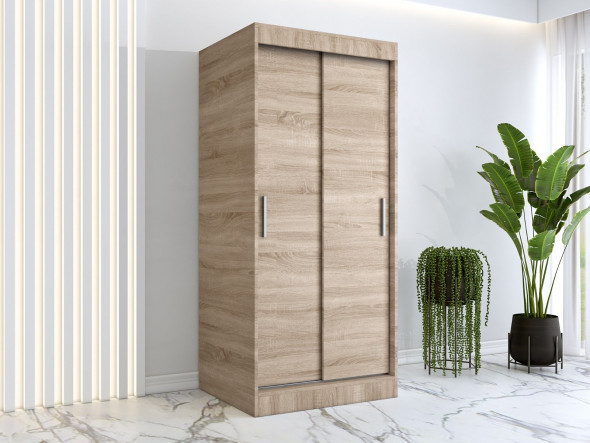 Szafa przesuwna MODUO COMFORT 90 dąb sonoma gładka