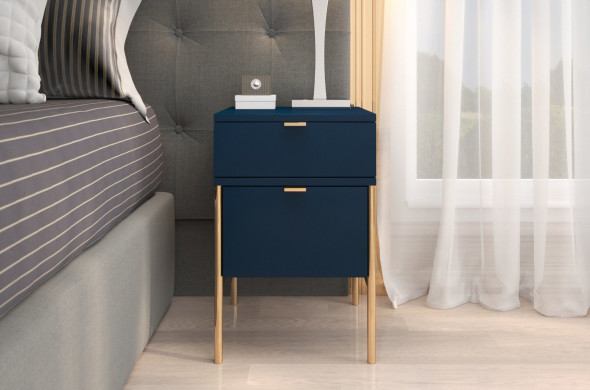 Szafka nocna POLKA granatowa