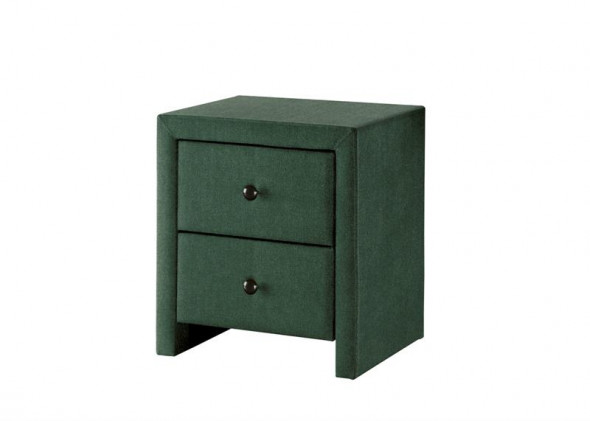 Szafka nocna PRIMA 3 VELVET ciemnozielona