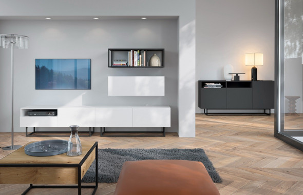 Szafka RTV KOTIKA 2 120 biała