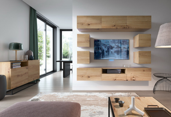 Szafka RTV KOTIKA 2 120 dąb artisan