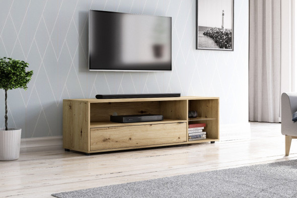 Szafka RTV LET'S ROCK 140 dąb