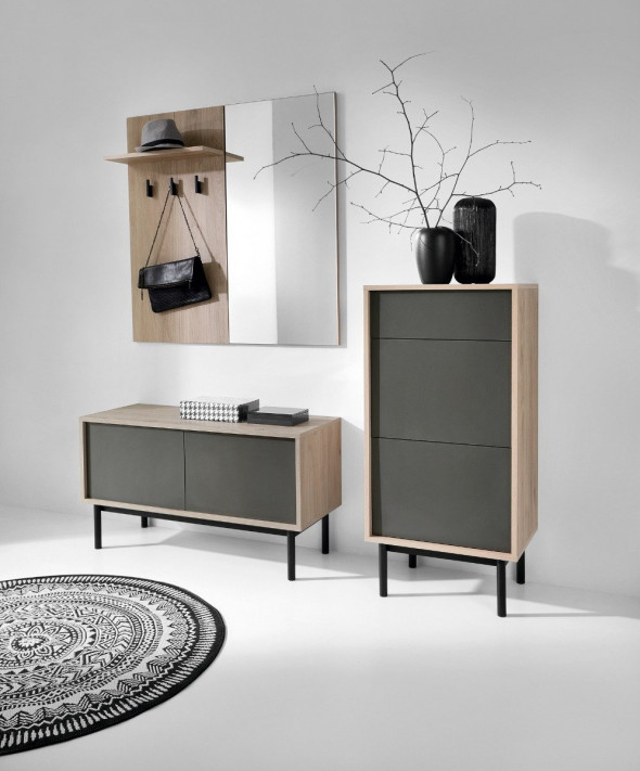 Szafka RTV VICOVARO 104 jackson hickory/grafit