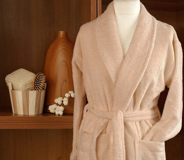 Szlafrok bawełniany CORTINA Frotex XL beżowy