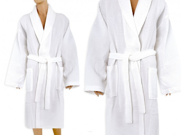 Szlafrok Greno Gofrowany biały XXL