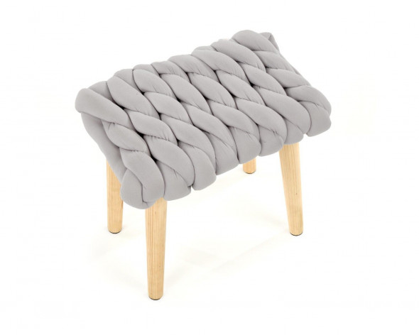 Taboret YETI 37x27 szary