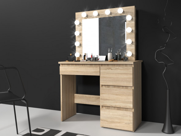 Toaletka ALEKSANDRA 4 dąb sonoma