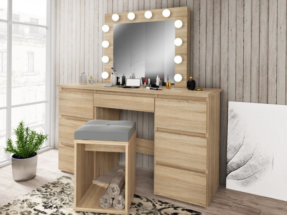 Toaletka ALEKSANDRA 5 dąb sonoma