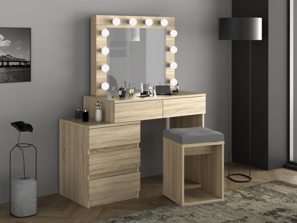 Toaletka CAVIA dąb sonoma