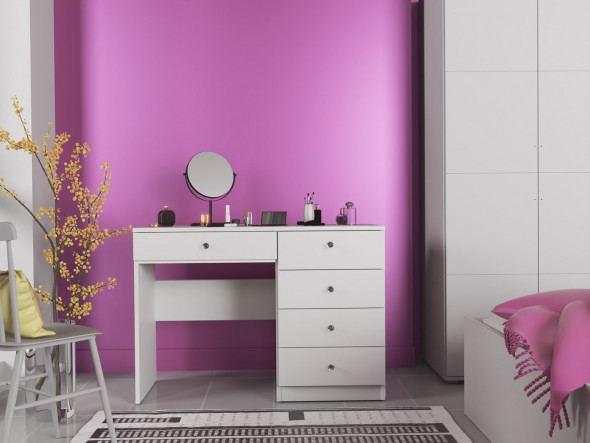 Toaletka PATRICIA 1 MEGA biały mat