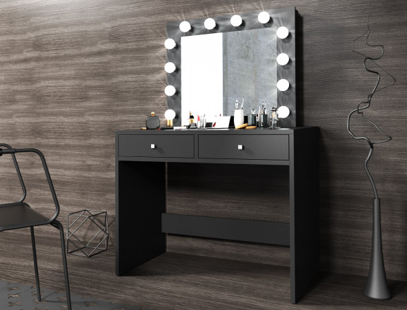 Toaletka PATRICIA 4 czarny mat