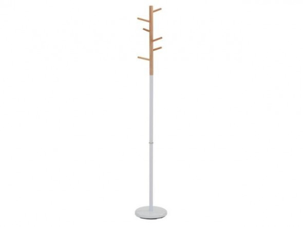 Wieszak DIMOS biały/buk