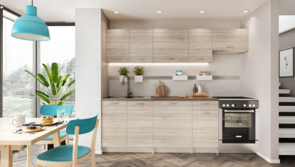 Zestaw mebli kuchennych MELA II dąb sonoma