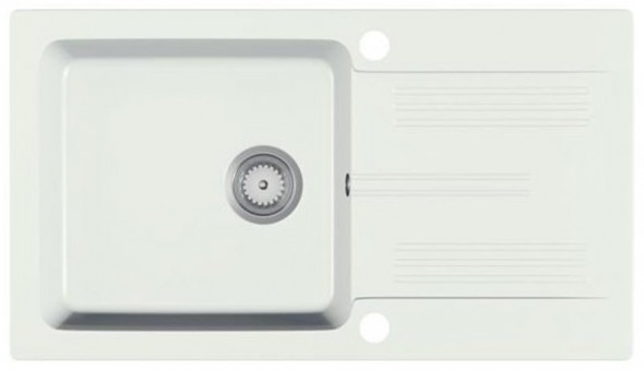 Zlewozmywak granitowy LANEO biały