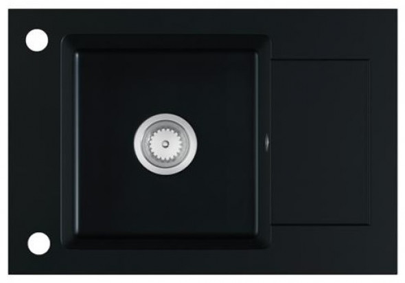 Zlewozmywak granitowy STEMA czarny