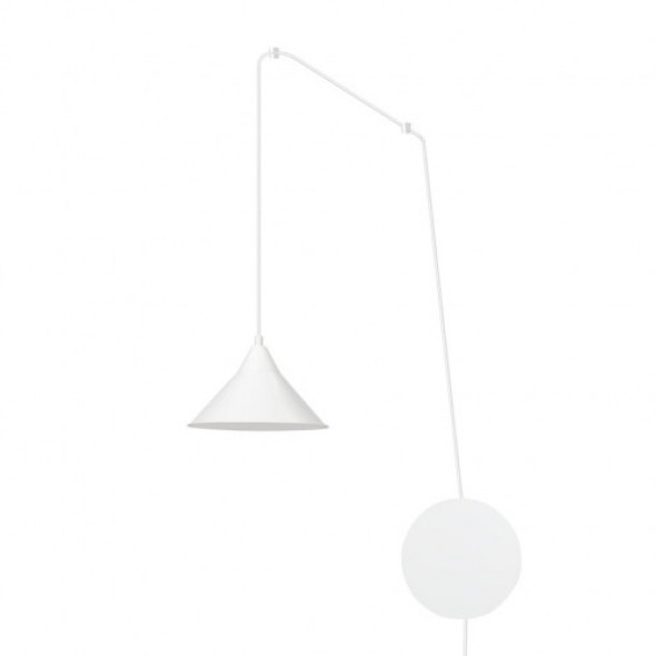 Abramo lampa wisząca 1-punktowa biała 159/1