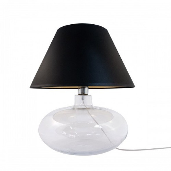Adana Transparent lampa stołowa 1-punktowa czarna/złota 5520BKGO