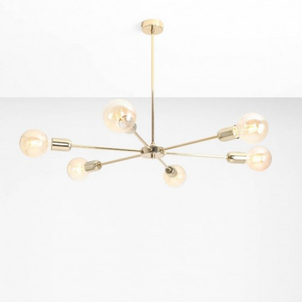 After lampa wisząca 6-punktowa złota 952K30