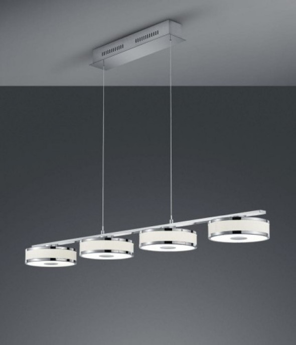 Agento LED lampa wisząca 4-punktowa nikiel 378010407