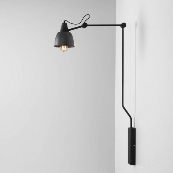 Aida kinkiet 1-punktowy grafitowy 814C19